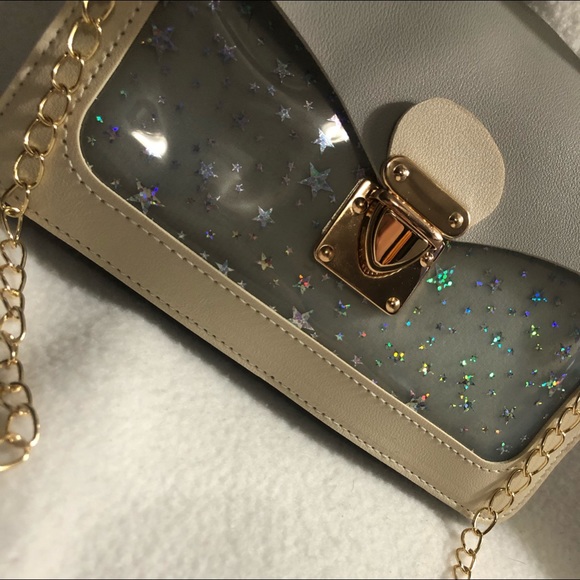 Starry light grey mini bag - Picture 5 of 6